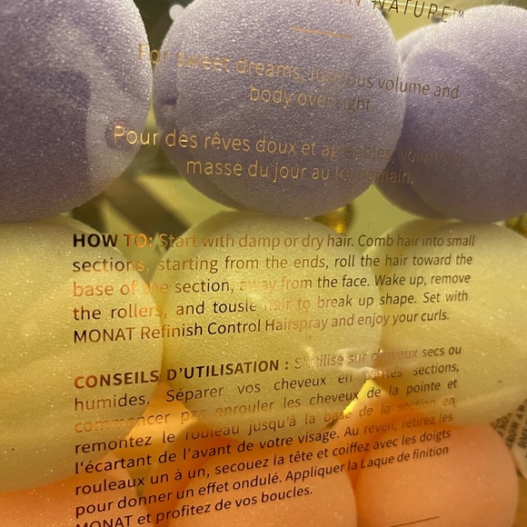 🌟New- Monat Dream Bigger 9 Soft Foam Macaron Sleep Rollers - Picture 3 of 3